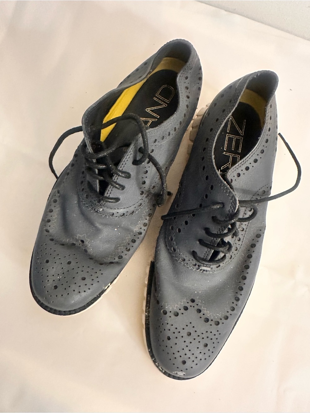 Men’s Gray Brogue Derbys - ZEND (Gray)